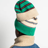 Cozy Stripe Beanie Hat