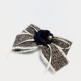 Pretty Petal Knit Hair Clip