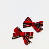 Tartan Bow Hair Clip