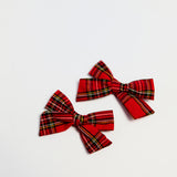 Tartan Bow Hair Clip